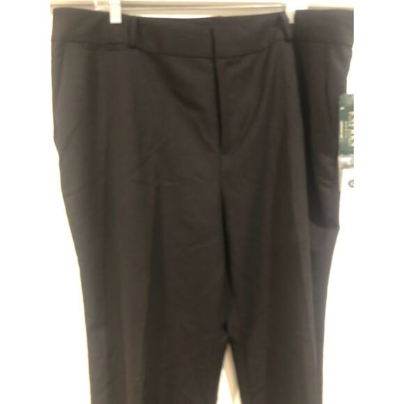 NWT Lauren Ralph Lauren Classic Slacks Straight Leg Trouser Pants Plus Size $139 - Picture 6 of 9